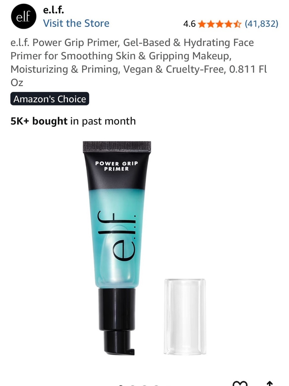 Power Grip Primer – Hydrating Face Primer
